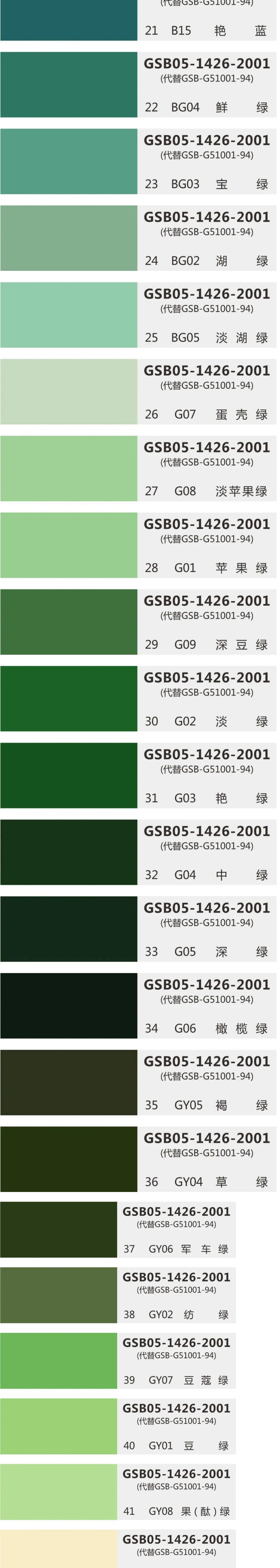 環(huán)氧地坪國標色卡GSB05-1426-2001（83色完整版）—電子收藏版_02.jpg